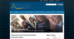 Desktop Screenshot of kentnewmancenterparish.org